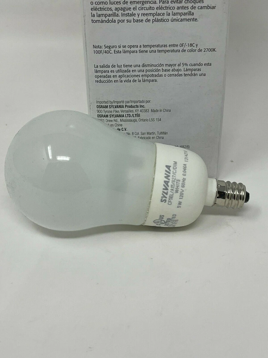 Sylvania compact fluorescent light bulb online