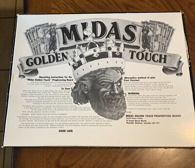 Midas Golden Touch Prophesying Board 1987 EUC