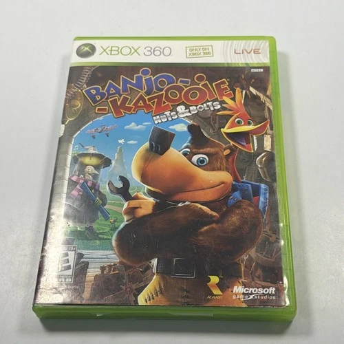 Banjo Kazooie Nuts & Bolts COMPLETE  Microsoft Xbox 360 Tested + Map