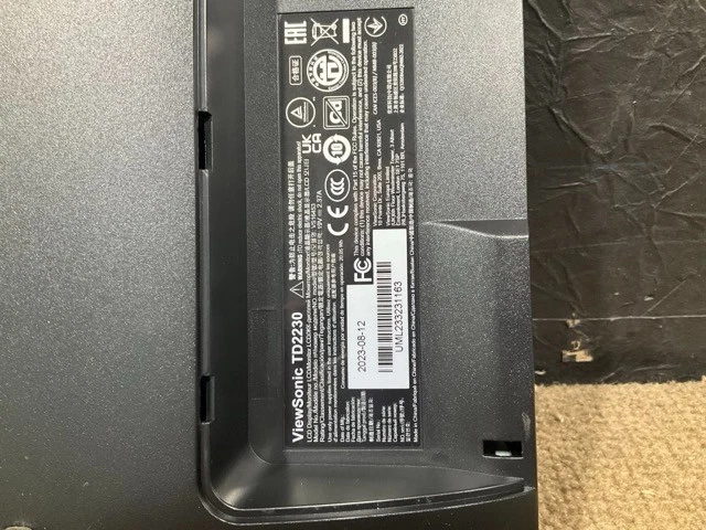 Viewsonic TD2230 22" MultiTouch LED Display TD2230 ✅❤️️✅❤️️ NEW OPEN BOX! - Image 4 of 4