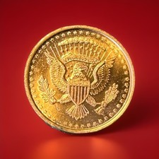 John F Kennedy 1917-1963 Commemorative Small 'Cent' Medal/Token-Rare-Low Start!