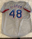 Jacob deGrom Autographed Texas Custom Gray Baseball Jersey - JSA
