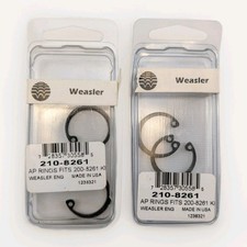 (2-Pack) Weasler Snap Ring Kit for 200-8261 Cross & Bearing – Made in USA