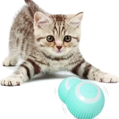 Interaktives Katzenspielzeug Ball, Katzenspielzeug Intelligenz Katzenball Ele...