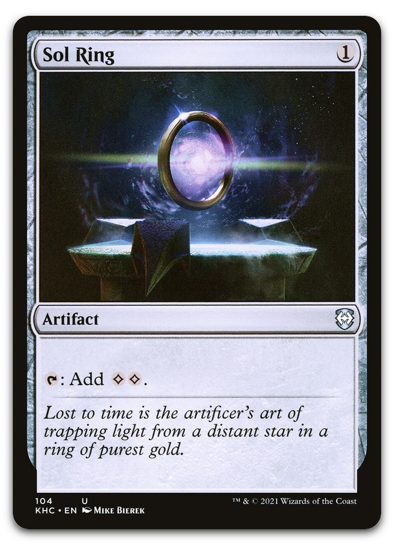 Sol Ring #104 (NM) Kaldheim KHC Magic MTG