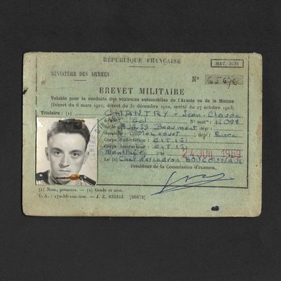 Militärpatentkarte 1959, Geschwaderführer, Ausweis