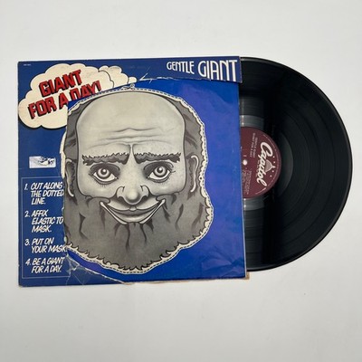 Gentle Giant Giant For A Day LP 1978 Capitol SW-11813 US Press Prog Rock VG
