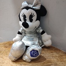 Disney Minnie Mouse 8  Plush 100th Platinum Anniversary Years of Wonder