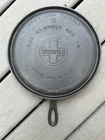 Vintage Griswold Handled Griddle #9 609 Large Block Cast Iron