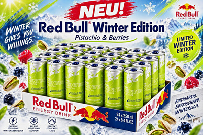 Red Bull Winter Edition Pistachio & Berries Limited Winter Edition 24 x 250 ml