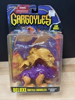 NEW! Vintage GARGOYLES Deluxe Battle Doubles LION/BRONX Action