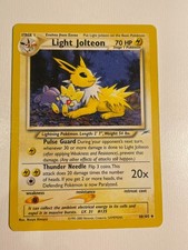 Pokemon Light Jolteon 48/105 Neo Destiny Rare Eevee Evolution WOTC - NM on eBay