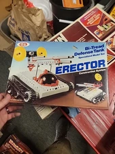 Vintage Maxx Steele DEFENSE TANK ERECYTOR SET 1984 