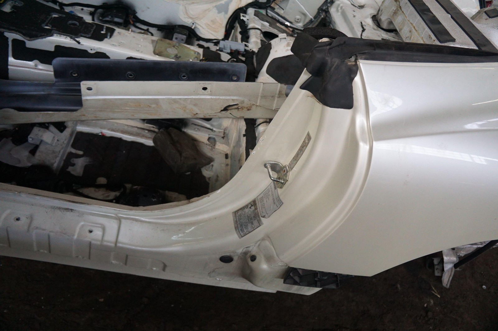 Rear Left Quarter Panel Structural Metal Body Cut Ferrari California 2010 *Note