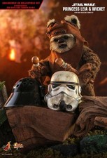 Hot Toys MMS551 Star Wars  Return Of The Jedi  Princess Leia & Wicket set