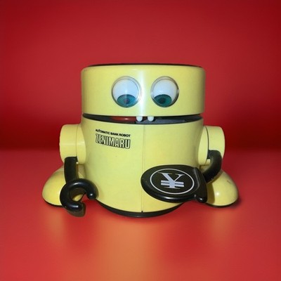 RARE Vintage 1980s TOMY Zenimaru Bank - Mr Money Robot Coin Bank