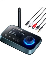 SOOMFON 3-in-1 Bluetooth 5.3 Transmitter 3 Receiver for TV Home Stereo Speaker