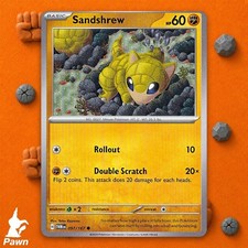 Sandshrew 97/167 Twilight Masquerade Pokemon TCG Card Game NM Art Tetsu Kayama