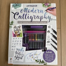 New Hinkler Create Art Maker Modern Calligraphy Lettering Kit