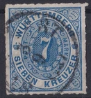 = Württemberg Mi. No. 39 a canceled (E Stuttgart) deeply tested purchase of Irten BPP =.