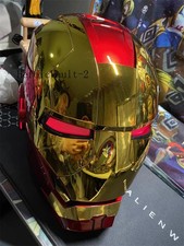 Iron Man MK5 AutoKing Helmet Mask English Voice-control Open-close Light-up Mask