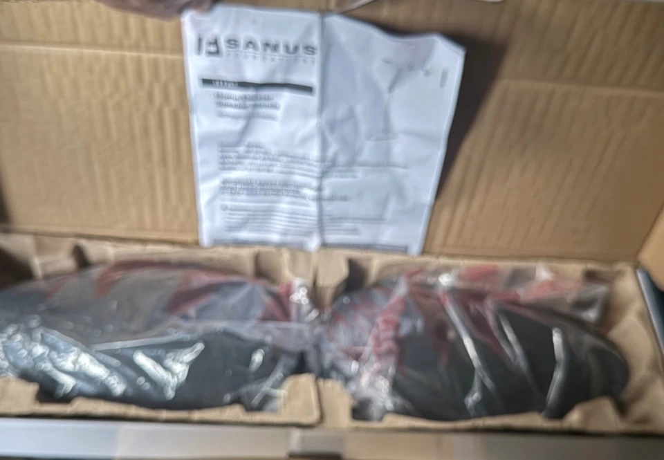 Sanus Speaker Stands Home Theater Series Adjustable HTB3-B1 Adjust 26-39" NIB - Image 3 of 4