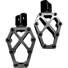 Kodlin USA NXL Footpegs - Black w/ Stainless Steel Cover K73255