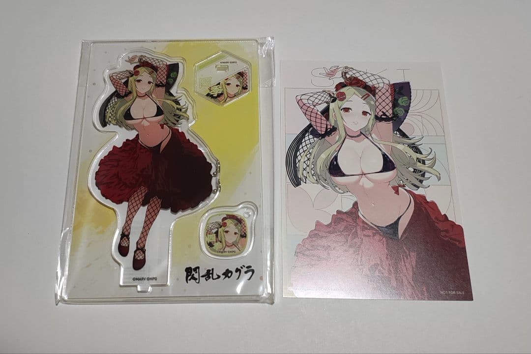 Flash Ran Kagura Cuatro Estaciones Flamenco Traje de Baño Acrílico Figura Ilu...