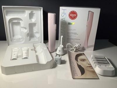 Dermaflash Luxe Dual Speed Facial Exfoliation Peach Fuzz Removal Pink