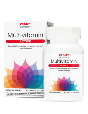 GNC Damen Multivitamin Aktiv - 90 Kapseln - Alles was die aktive Frau braucht