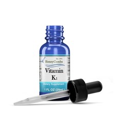 Vitamin K1 Liquid Drops High Potency Phylloquinone USA Made Men Women Kids