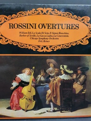  Lot of 2  Rossini(Vinyl LP)Overtures +Beethoven  piano  concerto 5 