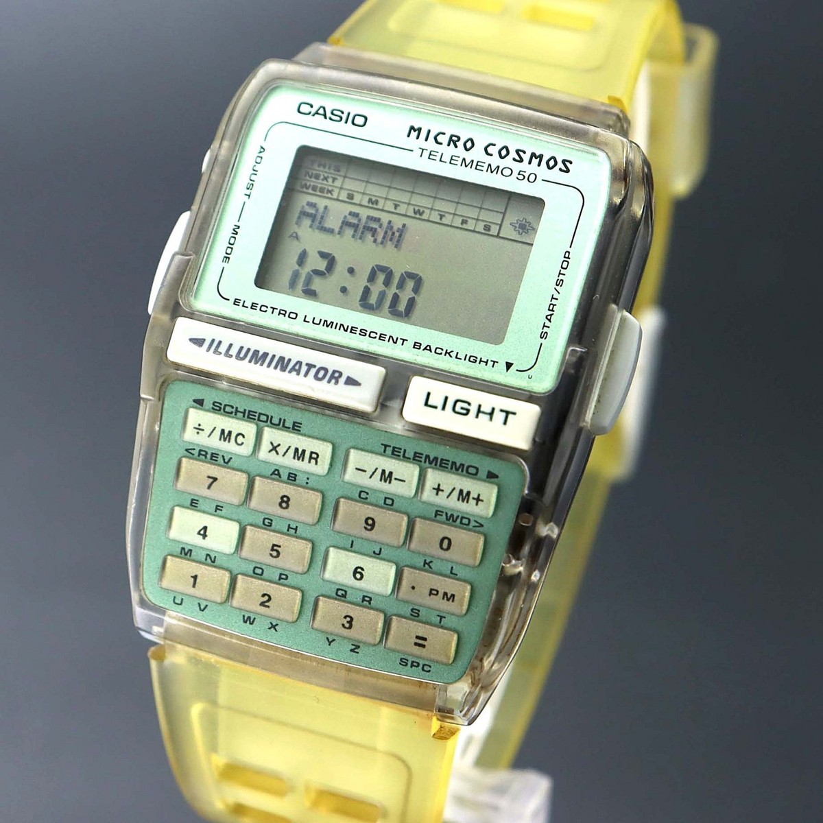 Exc+4] Vintage 90s Casio Dino Zone DBC-63 Calculator Digital Men's