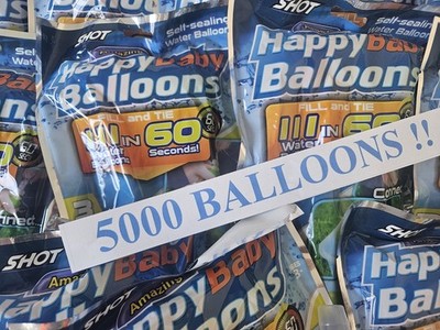 BEST EBAY DEAL !!5000 Quick-Fill Self-Sealing Water Balloons SAME DAY TEXAS SHIP