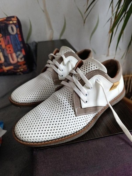 Men Ecco Heels White 41