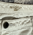 Riders by Lee Women’s Shorts Size 44 Waist White Denim Cotton Blend Classic Fit