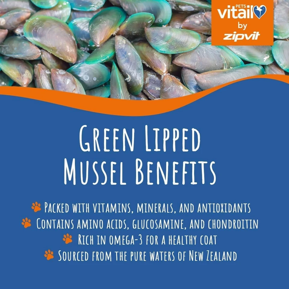 120 Tablets of Green Lipped Mussel for Dogs - Omega-3 Rich Joint Health Support - Image 4 of 4