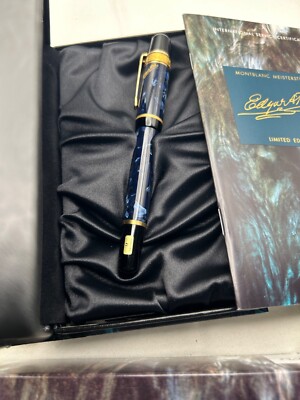 Montblanc Meisterstuck Edgar Allan Poe Writers LE FP with 18K M Nib-Mint 