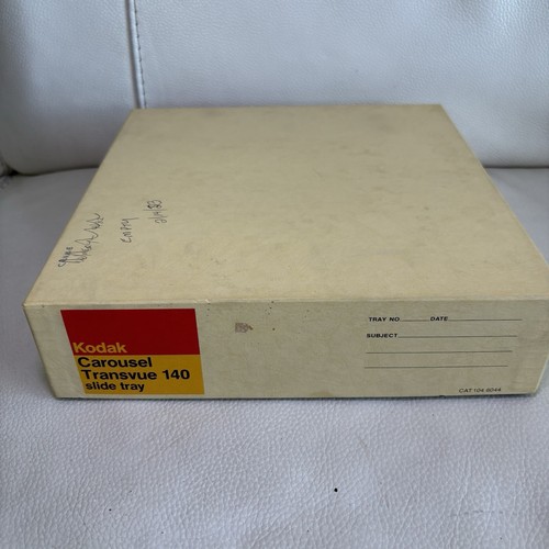 Vintage Kodak Carousel Transvue 140 Slides Tray In Original Box Used Very Good - Picture 7 of 12