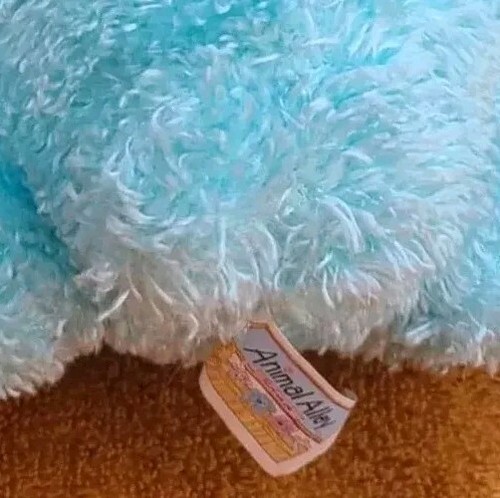 Vintage Animal Alley Blue Sparkle Collectible Plush Bear 9" Toys R Us Exclusive - Picture 6 of 11