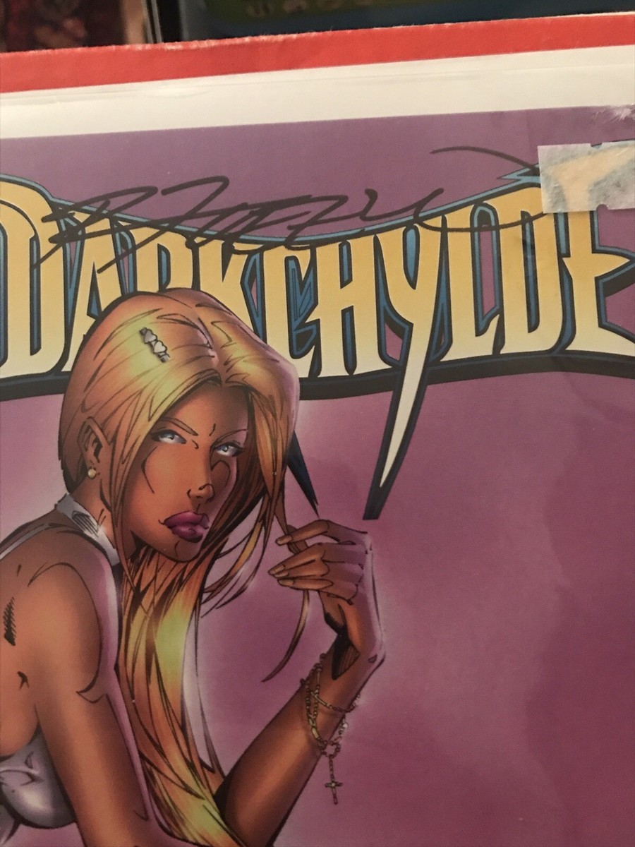 DARKCHYLDE アメコミ　カード DARKCHYLDE 1/2 SIGNED BY CREATOR RANDY QUEEN COVER ARTIST wizard