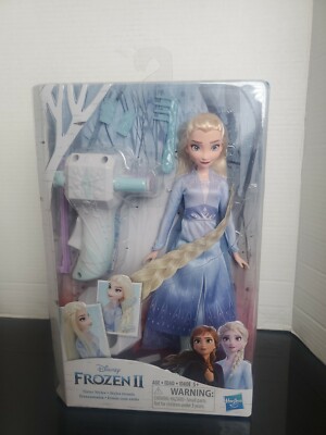 Disney Frozen II: Sister Styles  ELSA  11'' Doll & Braiding Tool (2019, Hasbro)