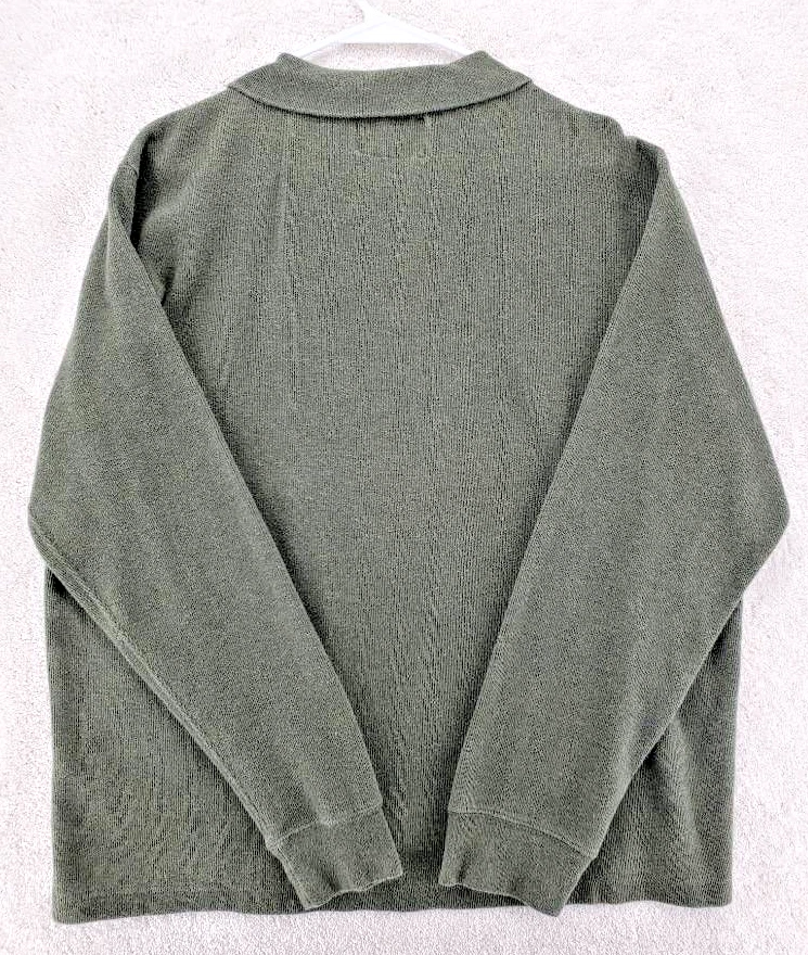 Suéter Pullover American Living Para Hombre, Talla XXL Cuello Simulado 1/4 Cremallera Manga Larga Foto 2 de 4