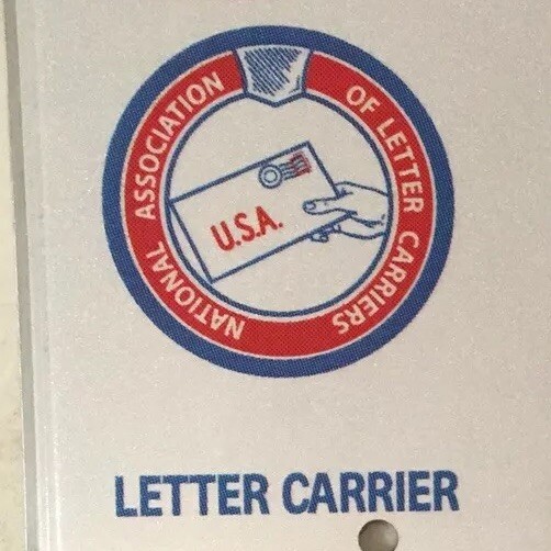 USPS MAILMAN POSTMAN license plate Post Office Letter Carrier Mail