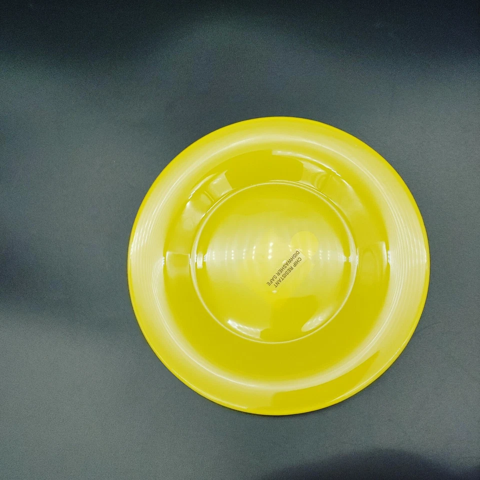 Luminarc Lemon Dessert Plate, Tempered Glass 7.5" in Yellow Made in France NWT - Image 2 of 4