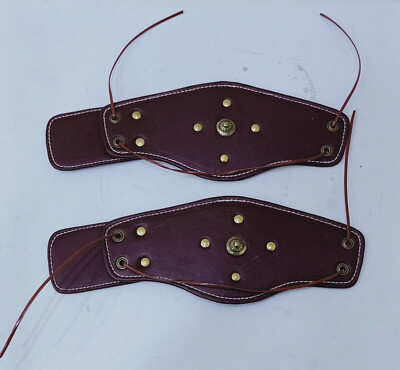 Armor Hand Made Men Leather Arm Band Spartan Wrap Halloween