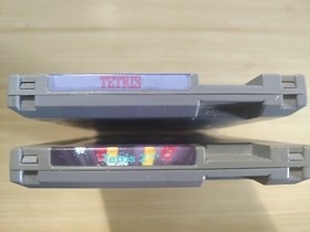 Tetris and Tetris 2 NES CLEANED and TESTED (Nintendo Entertainment System, 1989)