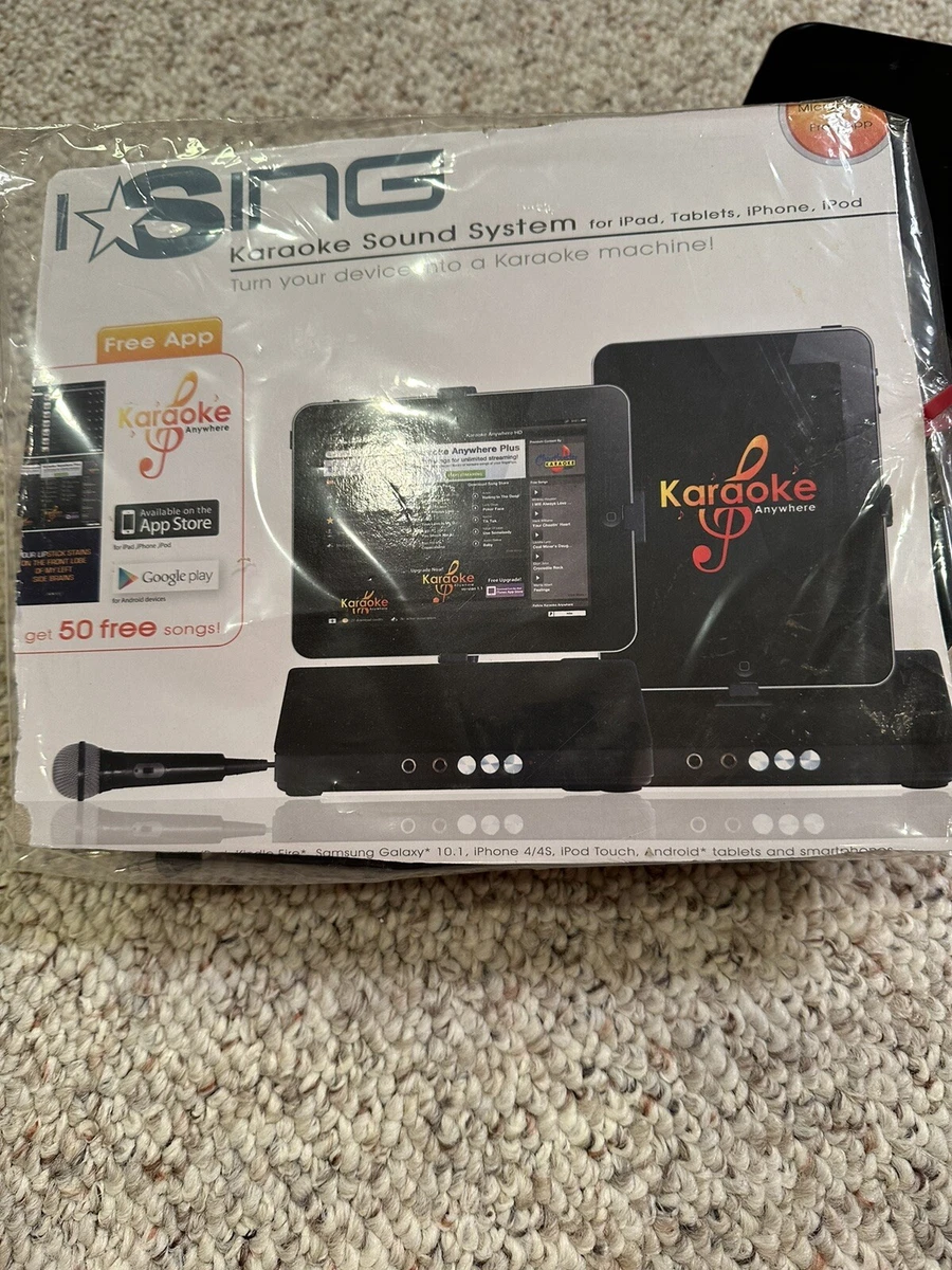 I sing on sale karaoke sound system
