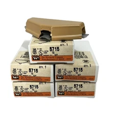 Wiremold 5715 Tee Buff / Tan Lot of 10 NOS Made in USA