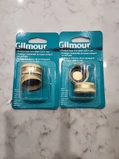  4 GILMOUR 05HCC BRASS GARDEN WATER HOSE CAPS